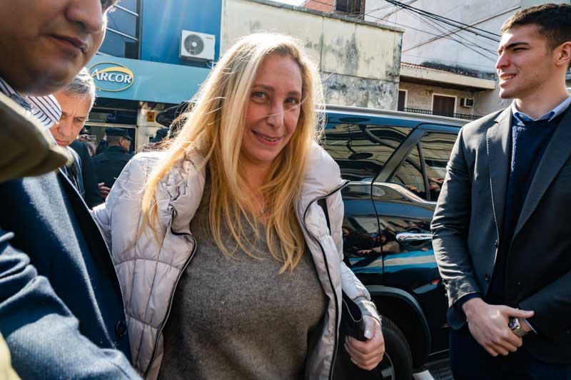 Karina Milei-Martin Menen-Corrientes-Visita-Partido-Libertad Avanza