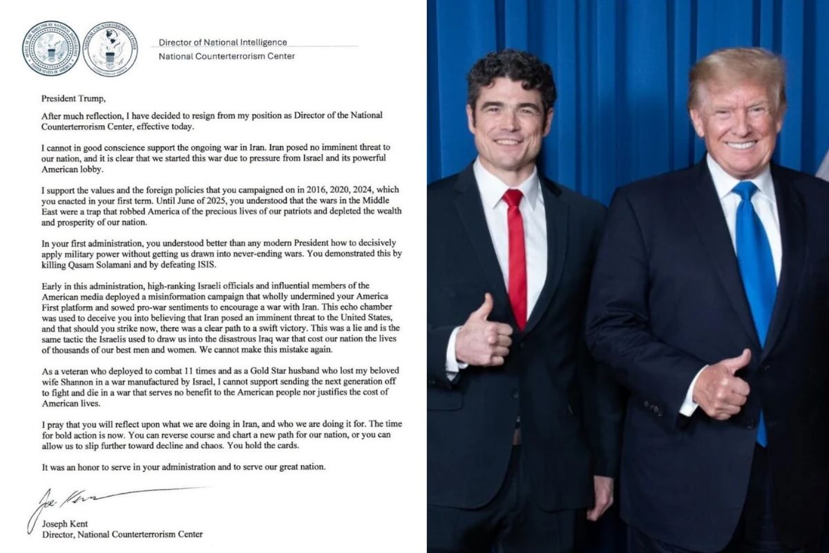 En el escrito admitió que hay una “campaña de desinformación” impulsada por actores políticos y mediáticos, lo que contribuyó a instalar la idea de una amenaza urgente y terminó condicionando el rumbo de la administración encabezada por Donald Trump. El exfuncionario, que respondía a la directora de inteligencia nacional Tulsi Gabbard, también fundamentó su salida con motivos personales y éticos ligados a su experiencia militar. En ese sentido, remarcó que no está dispuesto a acompañar decisiones que impliquen enviar tropas a un conflicto que, a su entender, no representa un beneficio claro para Estados Unidos ni justifica el costo en vidas humanas.