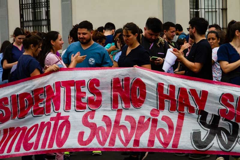 Rechazo a la propuesta salarial