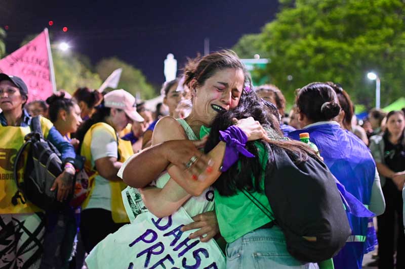 Las participantes piden la restitución de políticas públicas y la no eliminación de la figura de femicidio del Código Penal.