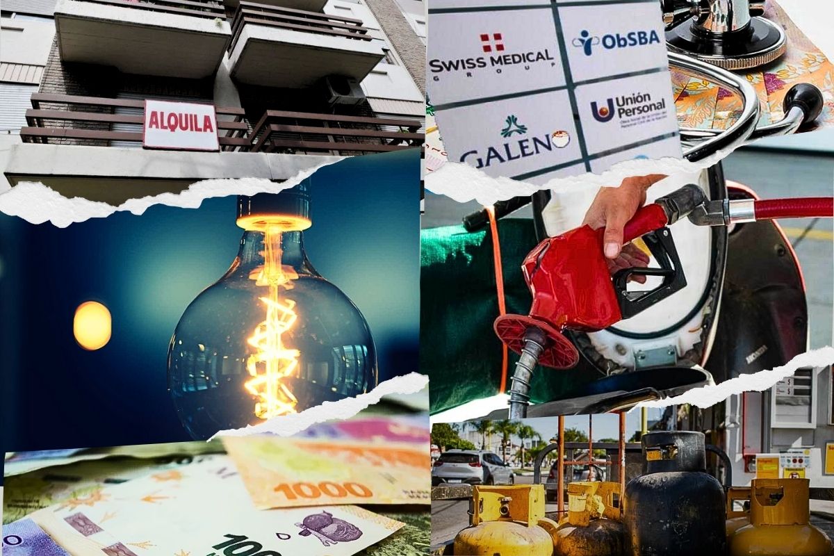 aumentos-servicios-inflación-alquiler-luz-gas-combustible-argentina