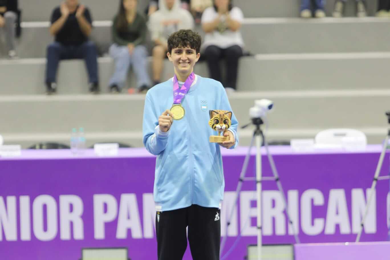 taekwondo -   ignacio espinola   -   panamericanos junior   -   oro  