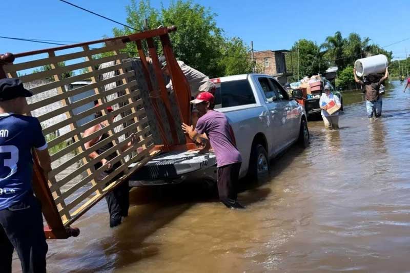 san luis del palmar -  corrientes  -  inundaciones  -  lluvias 