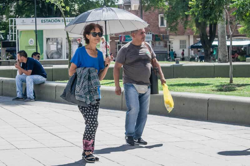 Después del clima fresco}