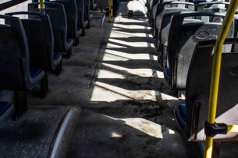 La pandemia no parece haber dejado enseñanzas en cuanto a la importancia de la higiene y el cuidado en el transporte público.