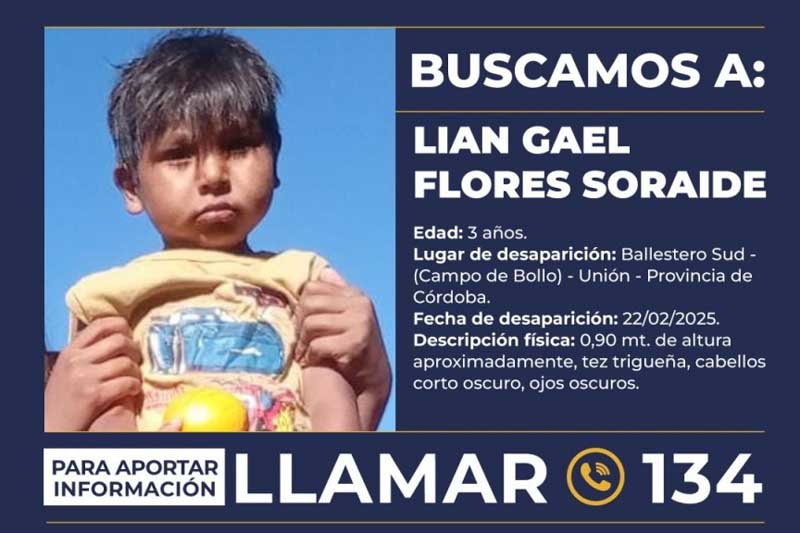 lian gael-alerta soafia-cordoba-desaparecido-busqueda