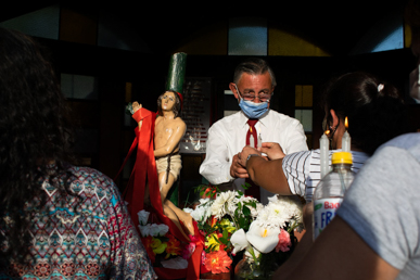 La Parroquia Santuario San Pantaleón en la Ciudad de Corrientes ,recibe nuevamente como cada 27 de Julio a los devotos del santo. 