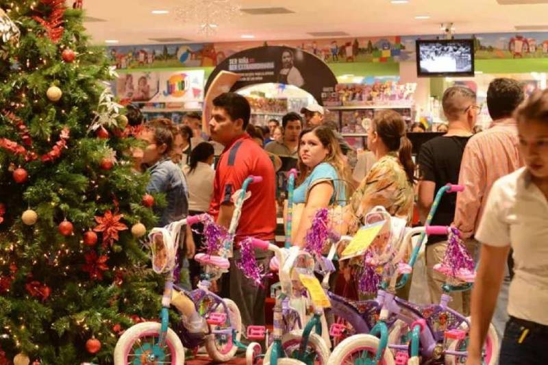 consumo en la fiesta navideña