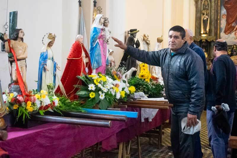 Cada año los peregrinos asisten a las actividades para rendir un homenaje y expresar un pedido.