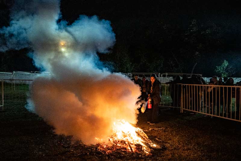 A pesar de las amenazas de mal tiempo todas las actividades pudieron realizarse según lo previsto, concluyendo con una fuerte convocatoria comunitaria.