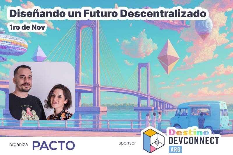 Cecilia Meabe y José Carmagnola, el equipo de Pacto Estudio, organizan este acontecimiento con la idea de fomentar el networking y la participación de diversas disciplinas: arte, música, diseño, finanzas, biotecnología y comunidades del Litoral, nacionales e internacionales. Durante la jornada, Biotoken, Cryptonea, Tuneport, Newtro, Pacto Estudio y demás creadores en el ecosistema formarán parte de los paneles, compartiendo sus experiencias y proyectos que combinan innovación, tecnología y creatividad desde diferentes enfoques.